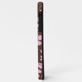HAWAIIAN HULA (HIBISCUS) BROWN/PINK Case-Mate iPhoneケース (裏面/左)
