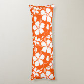 HAWAIIAN HULA (HIBISCUS) ORANGE ボディピロー (裏面 (縦))