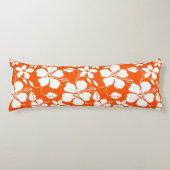 HAWAIIAN HULA (HIBISCUS) ORANGE ボディピロー (正面)