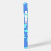 HAWAIIAN HULA (HIBISCUS) PERIWINKLE/TEAL Case-Mate iPhoneケース (裏面 / 左)