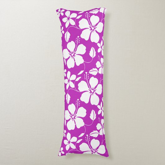 HAWAIIAN HULA (HIBISCUS) RASPBERRY ボディピロー (正面縦)