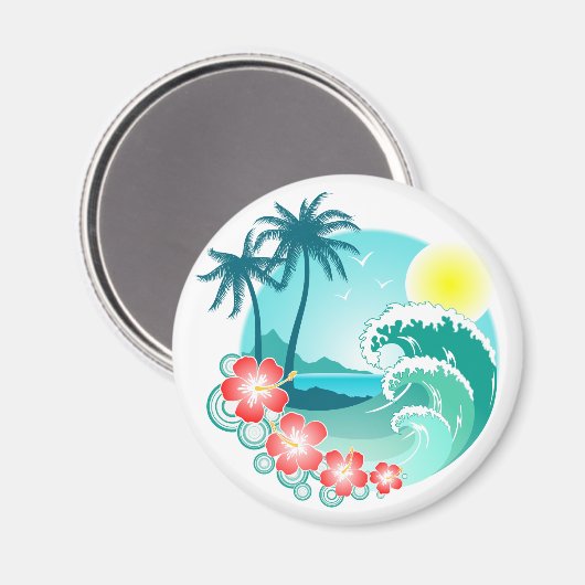 Hawaiian Island 3 マグネット (正面/裏面)