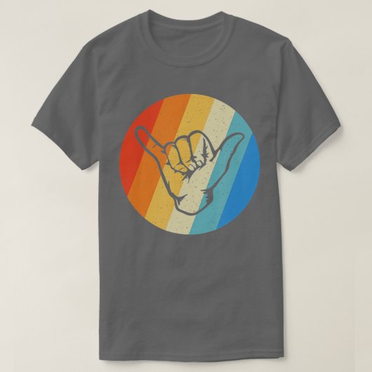Hawaiian Island Shaka Hawaii Hand Sign Hang Loose Tシャツ (デザイン正面)