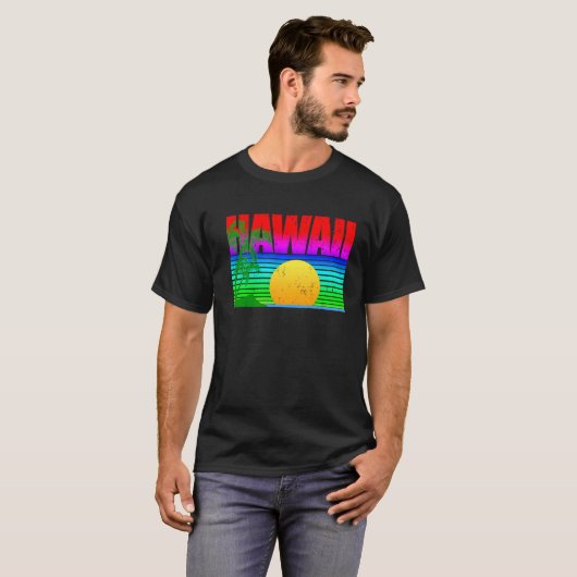 Hawaiian Islands Aloha State Tシャツ (正面フル)