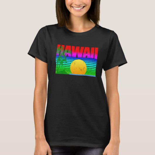 Hawaiian Islands Aloha State Tシャツ (正面)