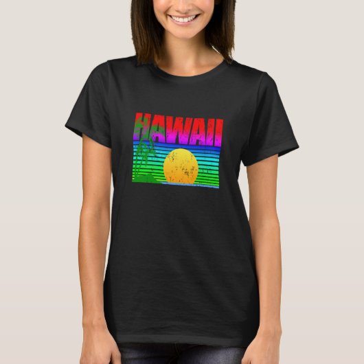 Hawaiian Islands Aloha State Tシャツ (正面)