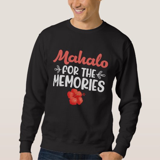 Hawaiian Mahalo for the Memories Hawaii Pineapple  スウェットシャツ (正面)