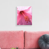 Hawaiian Pink Hibiscus Fine Art Photo キャンバスプリント (インサイチュ (リビング))
