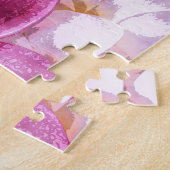 Hawaiian Plumeria Flower Watercolor Art Painting ジグソーパズル (側面)