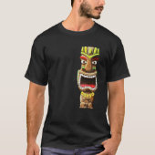 Hawaiian Polynesian Tiki Statue Tシャツ (正面)