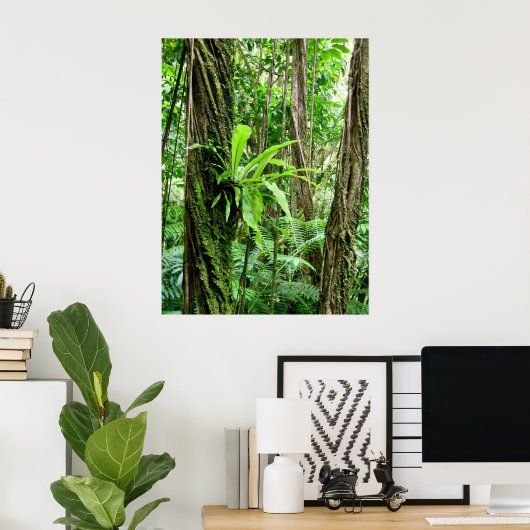 Hawaiian Rain Forest ポスター (ホームオフィス)