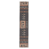 Hawaiian Sailing Canoe Tapa ミディアムテーブルランナー (正面)