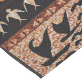 Hawaiian Sailing Canoe Tapa ミディアムテーブルランナー (コーナー)