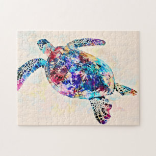 Hawaiian Sea Turtle Watercolor ジグソーパズル