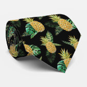 Hawaiian Summer Vacation Pineapple Tacky Pattern ネクタイ (ロール)