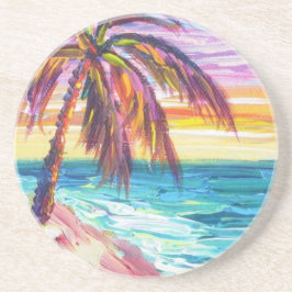 Hawaiian Sunset Coaster- Bernies Painting コースター