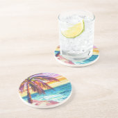 Hawaiian Sunset Coaster- Bernies Painting コースター (側面)