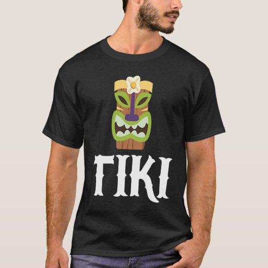 Hawaiian Tiki Pineapple Hawaii Tシャツ (正面)