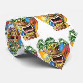 Hawaiian Tiki Surfing ネクタイ (ロール)