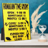 hawaiian time plaque フォトプラーク (側面)