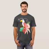 Hawaiian Tropical Parrot Cockatiel Bird Island Tシャツ (正面フル)