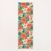 Hawaiian vibe colorful tropical flowers ヨガマット (正面)