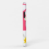 Hawaiian white plumeria flower pink Case-Mate iPhoneケース (裏面/右)