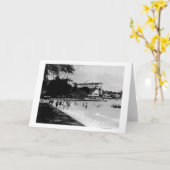 HawaiiBeachfront場面PhotographHawaii カード (黄色い花)