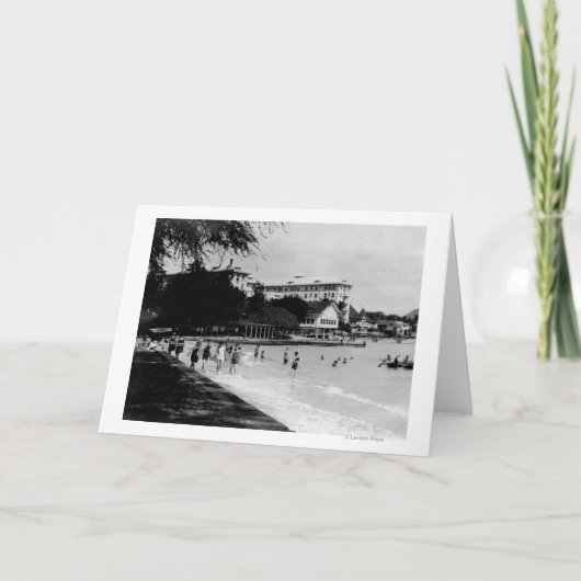 HawaiiBeachfront場面PhotographHawaii カード (正面)
