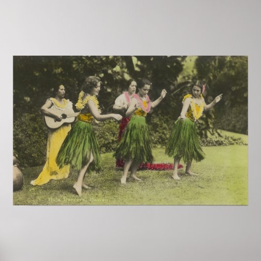 HawaiiHula Dancers in ColorHawaii ポスター (正面)