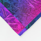 Hawaiinの島夜ファンタジー フリースブランケット (角)