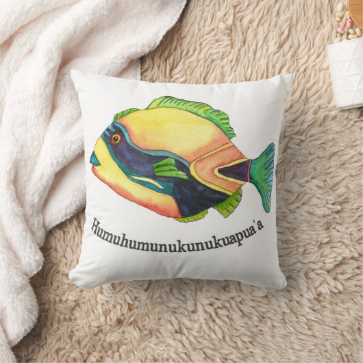 Hawaiin Humuhumu クッション (ブランケット)