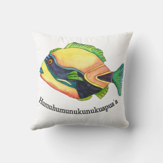 Hawaiin Humuhumu クッション (裏面)