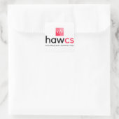 HAWCSクラブスクエアステッカー スクエアシール (バッグ)