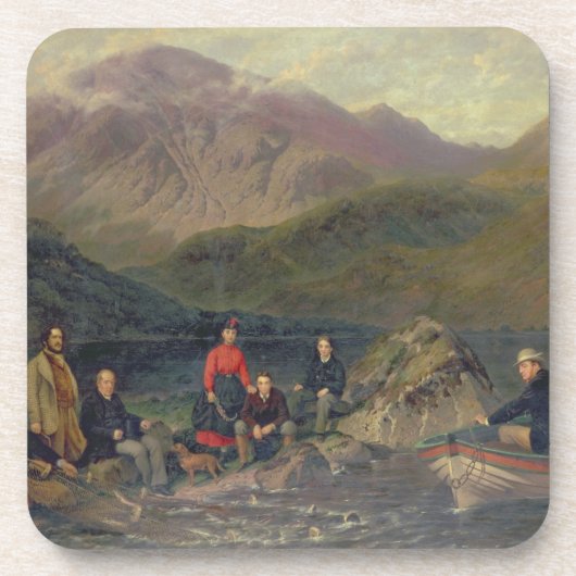 HaweswaterのT7833魚釣り コースター (正面)