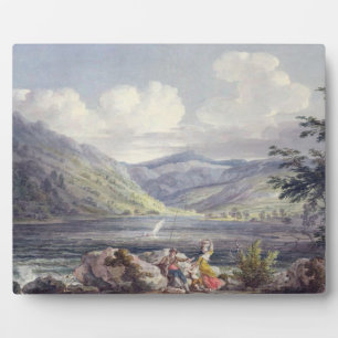 Haweswater, Westmoreland, c.1795 (グラフ上にw/c) フォトプラーク
