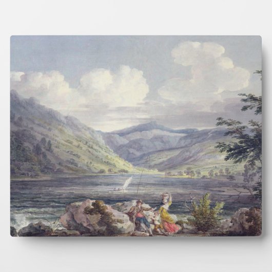Haweswater, Westmoreland, c.1795 （グラフ上にw/c） フォトプラーク (正面)