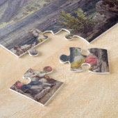 Haweswater、Westmoreland、c.1795 (w/c graphitに ジグソーパズル (側面)