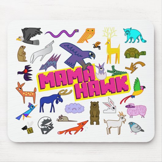 HAWKママのマウスパッド マウスパッド (正面)