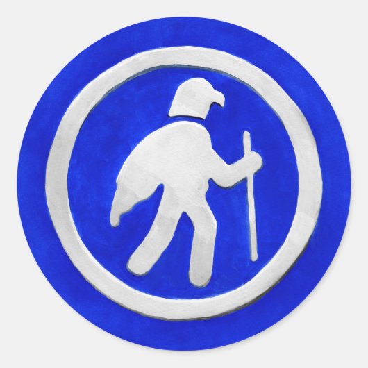 Hawk Trail Marker ラウンドシール (正面)