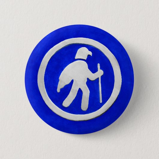 Hawk Trail Marker 缶バッジ (正面)