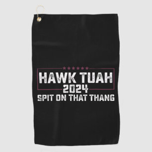 Hawk Tuah 2024 つば吐く大統領候補 ゴルフタオル