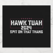 Hawk Tuah 2024 つば吐く大統領 ビールラベル (シングルラベル)