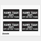 Hawk Tuah 2024 スピット・オン・ザット・シング 大統領 長方形シール (シート)