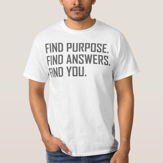 HawkDGのTシャツ(灰色のロゴ、純粋な白) Tシャツ (正面)