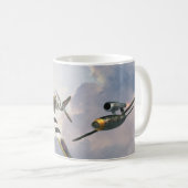 ”Hawker Tempest vs. V1"mug コーヒーマグカップ (正面右)