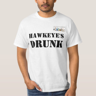 Hawkeyeの飲まれたTシャツ Tシャツ