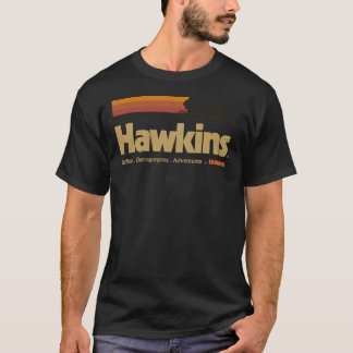 Hawkins Indianaヴィンテージ80&x27;s TVシリーズCを見る Tシャツ