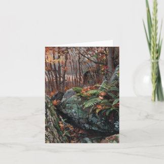 「Hawkridgeシマリス」のメッセージカードのプリント カード