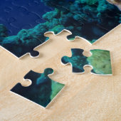 Hawksbillのウミガメのグレート・バリア・リーフの珊瑚のギフト ジグソーパズル (側面)